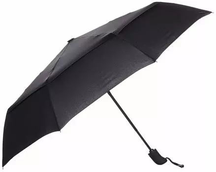 AmazonBasics Folding Automatic One Black Umbrella, One-Touch Open/Close, Size, чёрный