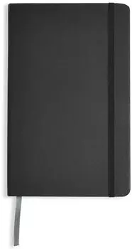AmazonBasics Notebook Classic Notebook Горизонтальный линейчатый тонкий x высокий черный (Ширина 12,7см 21см),