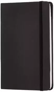 AmazonBasics Notebook Classic Notebook, простой, большого размера, черный (13см 21см),