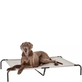 AmazonBasics Pet Bed для собак и кроватки Тип с 152 x 94 x XL Серые кошки, ножки, сетка, 23 см, размер, серый