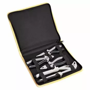 AmazonBasics Pliers Set of Black 4, Gray,