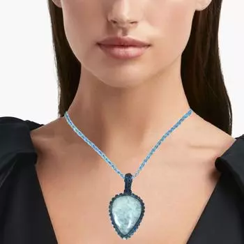 Амазонит Ожерелье ювелирные изделия колье колье женское ожерелье воротник Макраме