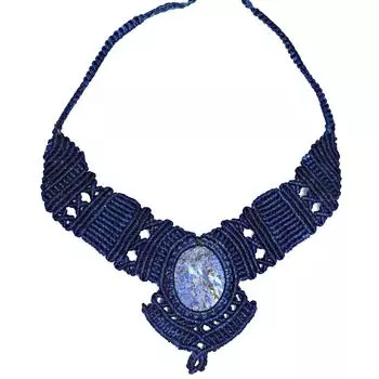 Амазонит Ожерелье ювелирные изделия ожерелье колье женское ошейник макраме воротник Ювелирные изделия