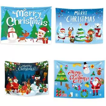 Амазонский гобелен Рождественский гобелен с изображением лося на стене гостиной спальни фон ткань 100x75cm