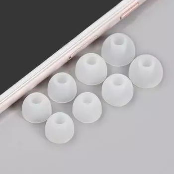 Амбушюры для M5 Airdots Bluetooth-совместимые наушники Чехлы для наушников Силиконовые насадки Вкладыши для наушников чёрный