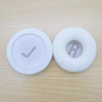 Амбушюры для наушников Jbl Tune600 T450 T450Bt T500Bt 600Btnc, сменные амбушюры для гарнитуры, искусственная кожа, диаметр 70 мм чёрный