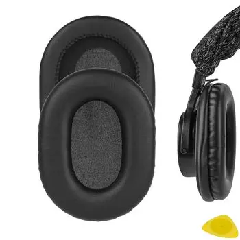 Амбушюры Geekria QuickFit Совместимые амбушюры Совместимые с наушниками SONY Амбушюры Чашки MDR-7506, MDR-V6, MDR-CD900ST Ear/Ear (Белковая кожа/Черный)