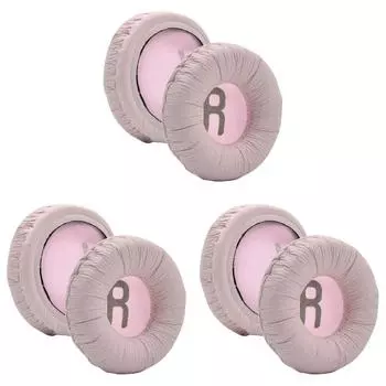 Амбушюры из протеиновой кожи с эффектом памяти для JBL JR300 T450BT T500BT Tune600 (розовый)