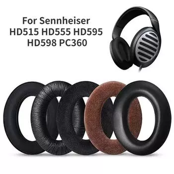 Амбушюры Poyatu для Sennheiser HD598 HD598SE HD598CS HD 598 CS SE HD515 HD555 HD595 HD518 Сменные амбушюры для наушников