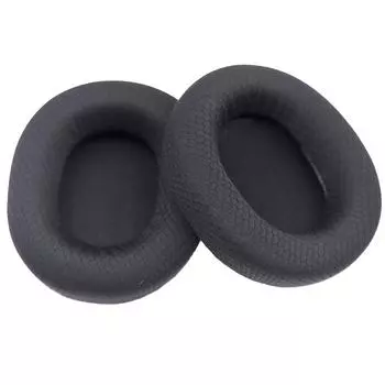 Амбушюры, совместимые с SteelSeries Arctis 3 5 7 9 9X Pro 1 пара, черные чёрный