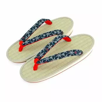 Ame Made in Sponge Oval Indigo Dyed Style [Takeharu] Женские сетта, татами, подошва, Япония, ассортимент, форма,