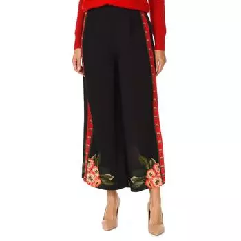 Амели широкие брюки M чёрный