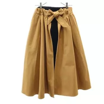 AMERI UNDRESSED Long length Wrap skirt beige With lace skirt Women Used