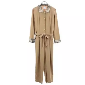 AMERI UNDRESSED Long sleeve overalls Brown All in one Women Used