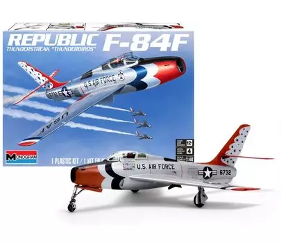 America Revell US Air Force Republic Thunderstreak Thunderbirds Plastic Model 15996 1/48 F-84F