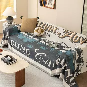 Чехол для дивана из американского шенилла, полотенце, всеобъемлющий чехол для дивана, новый пыленепроницаемый универсальный диван-подушка Four Seasons 180-130cm