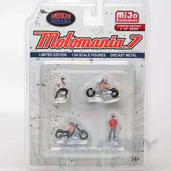 American Diorama Figure Motomania 7 Chopper American Diorama Figure Motomania 7 Bike Figure 1/64 [Item]