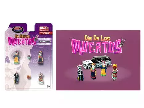 American Diorama Figure Set Dia de los Muertos 2 [Mijo Custom] 1/64