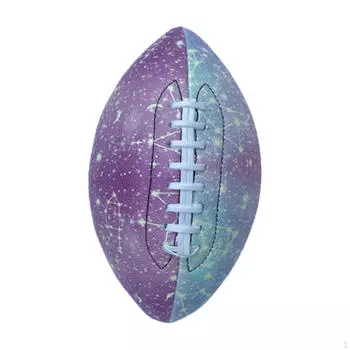 American Football Ball Glow in The Dark Rugby Size 9 Professional Practice Water Purple