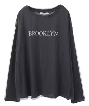 American Holik Sweatshirt Tulle Tee Logo Charcoal Gray Women s Set, + Tee,