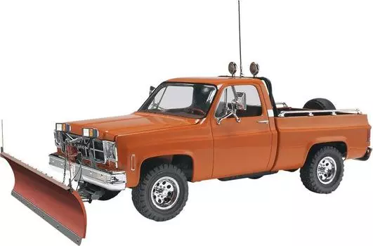 American Level GMC Pickup Plow 07222 Plastic Model 1/24 w/Snow