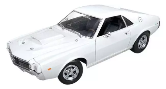 American Muscle AMC AMX Hurst 1969 Frost White Готовый продукт 1/18 S/S