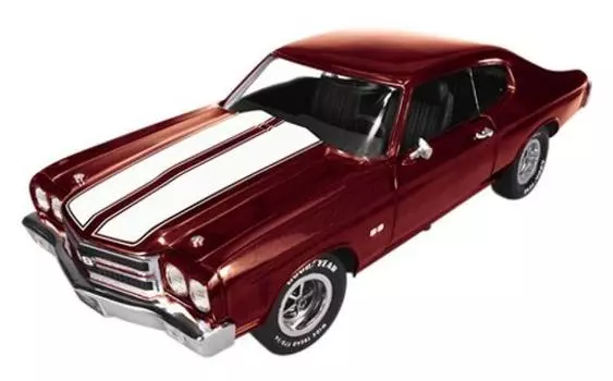 American Muscle Chevy Chevelle SS 1970 Line Готовый продукт 1/43 Красный/Белый