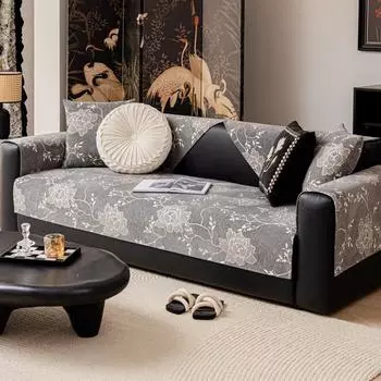 American Retro Chenille Sofa Cover Four All Seasons Universal Dustproof Snd anti-slip For Living Room Decoration Sofa Cushion 70x70