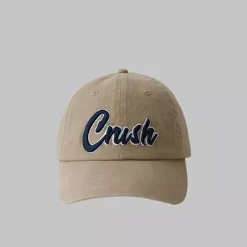 American Retro Embroider Soft Top Baseball Cap Men s and Women s Same Big Logo Makes Face Look Smaller Pure Cotton Hat Trendsetter Peaked Cap Khaki Adjustable (58-60cm)