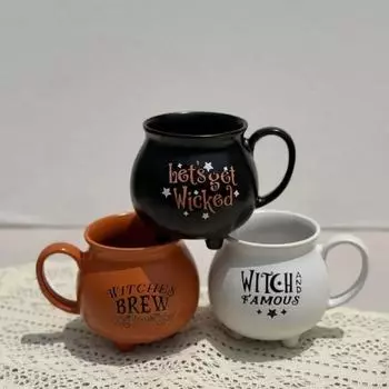 American Witches Brew Mug Fairy Cup Personalized Halloween Coffee Milk Mark Cup Drinkware Tumbler Coffee Cups 401-500ml