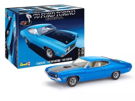 Америка Revell 70 Ford Torino Cobra Пластиковая модель 14534 1/25