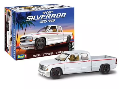 Америка Revell Chevrolet Silverado Custom Pickup Пластиковая модель 14538 Молдинг Цвет 1/25 99