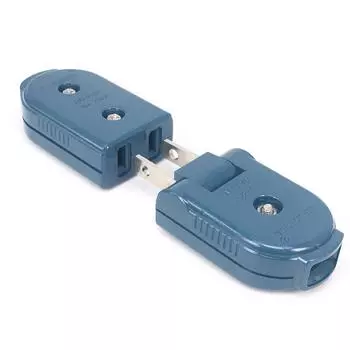 Американская 2-контактная вилка переменного тока с женским гнездом, адаптер для розетки, адаптер с проводом, удлинитель с возможностью замены