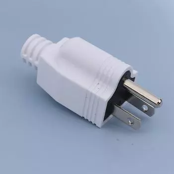 Американская 3-контактная 5-15P вилка переменного тока, электрическая, шнур-адаптер, перепаиваемый, удлинитель, разъем