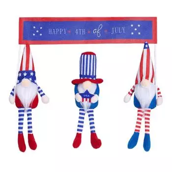 Американская кукла ко Дню независимости США, игрушка Рудольфа, уникальный безликий набор кукол-гномов для празднования