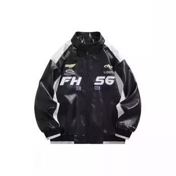 Американская куртка из искусственной кожи для мужчин, весна-осень, уличная одежда для пилотов, мотоциклистов, модные топы, американская красивая куртка, мужская мода M