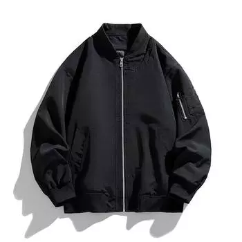 Американская модная куртка-бомбер весна-осень свободная пара функциональная свободная бейсбольная куртка для мужчин и женщин M