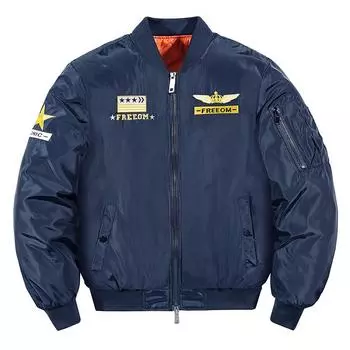 Американская ретро-хлопковая куртка с подкладкой, мужская осенне-зимняя летная куртка, утепленная и свободная хлопковая одежда L