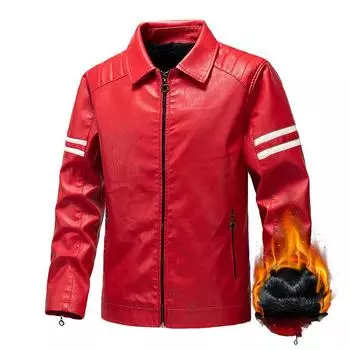 Американская ретро-кожаная куртка для мужчин, весна и осень, новая кожаная куртка, повседневная свободная однотонная куртка, мотоциклетная куртка 5XL