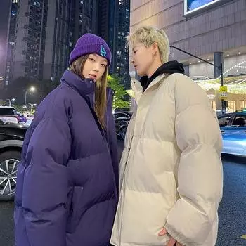 Американская ретро-повседневная одежда из хлопка с воротником-стойкой, мужская осенне-зимняя модная универсальная одежда с хлопковой подкладкой, утепленная куртка, одежда из хлеба M