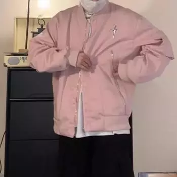 Американская высококачественная рабочая бейсбольная униформа куртка для мужчин весна и осень новая модная куртка на молнии с множеством карманов M