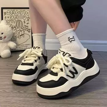 Американские ретро-кеды женские весенние черно-белые туфли для студентов с пандой нишевая оригинальная женская обувь повседневная обувь женская обувь для скейтбординга 35