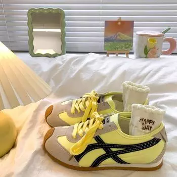 Американские ретро-кроссовки в немецком стиле, женские, 2025 года, новые модные, универсальные, маленькие, на плоской подошве, спортивные, повседневные, кроссовки Forrest Gump 35