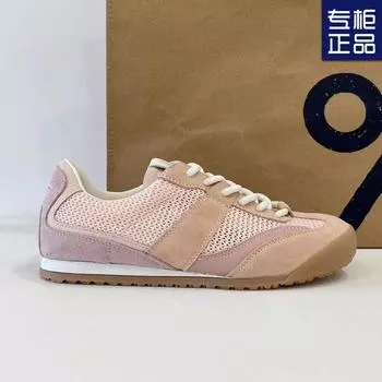 Американские ретро немецкие тренировочные кроссовки с мягкой подошвой, легкие, спортивные, с сеткой, 2024, дышащие, женские, повседневные, универсальные, Forrest Gump 35 светло-коричневого