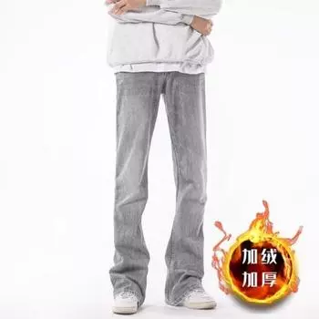 Американские уличные потертые винтажные джинсы мужские весна и осень прямые свободные длинные брюки в европейском и американском стиле High Street Vibe S