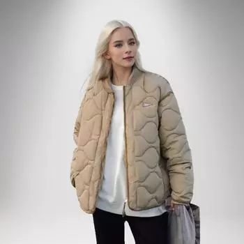 Американский бейсбольный свитер с пуховиком для мужчин и женщин 2024 весна-осень-зима пуховая куртка для пар пуховик прилив M [Recommended below 60kg] чёрный