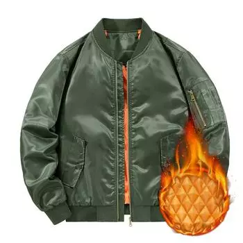 Американский бейсбольный свитер весна-осень тонкий повседневный костюм для летчиков куртка пилота мужская хлопковая одежда M