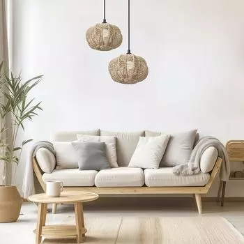 Американский деревенский абажур ручной работы абажур из тыквы в деревенском стиле креативные подвесные светильники