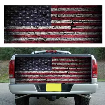 Американский флаг для автомобиля, грузовика, графическая наклейка, наклейка, аксессуар