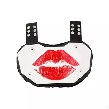 Американский футбол Задняя пластина Защитная экипировка Взрослые Пена Защита от ударов Нижняя часть 25.5cmx25cm